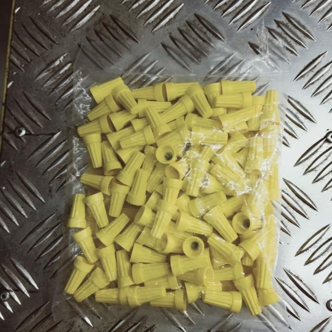 Lasdop Putar Untuk Sambungan Kabel 2.5Mm - 4Mm Kuning