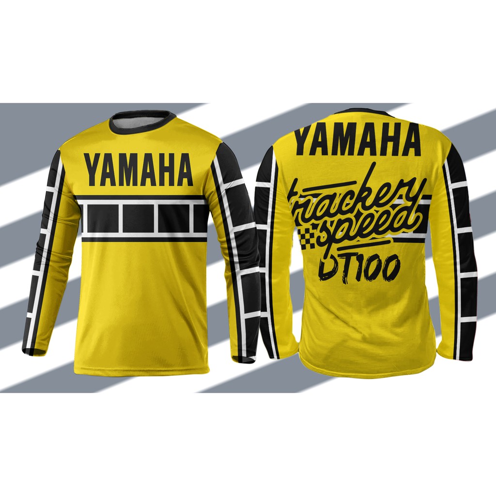 Kaos T-Shirt Jersey Vintage Motorcycle Pria Wanita Fullprint Sublimation BISA CUSTOM
