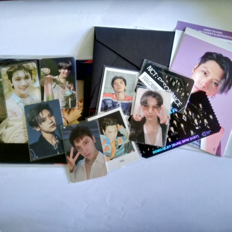 Ten photocard, Ar ticket resonance set. Ar photo frame set,Ten pc totm, sticker resonance, polaroid 