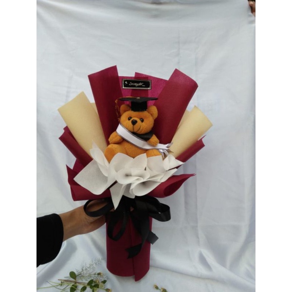 TERMURAH BUKET BONEKA/BUKET WISUDA/BUKETBONEKAWISUDA/BUKET BONEKA WISUDA ISI SENDIRI NAMANYA