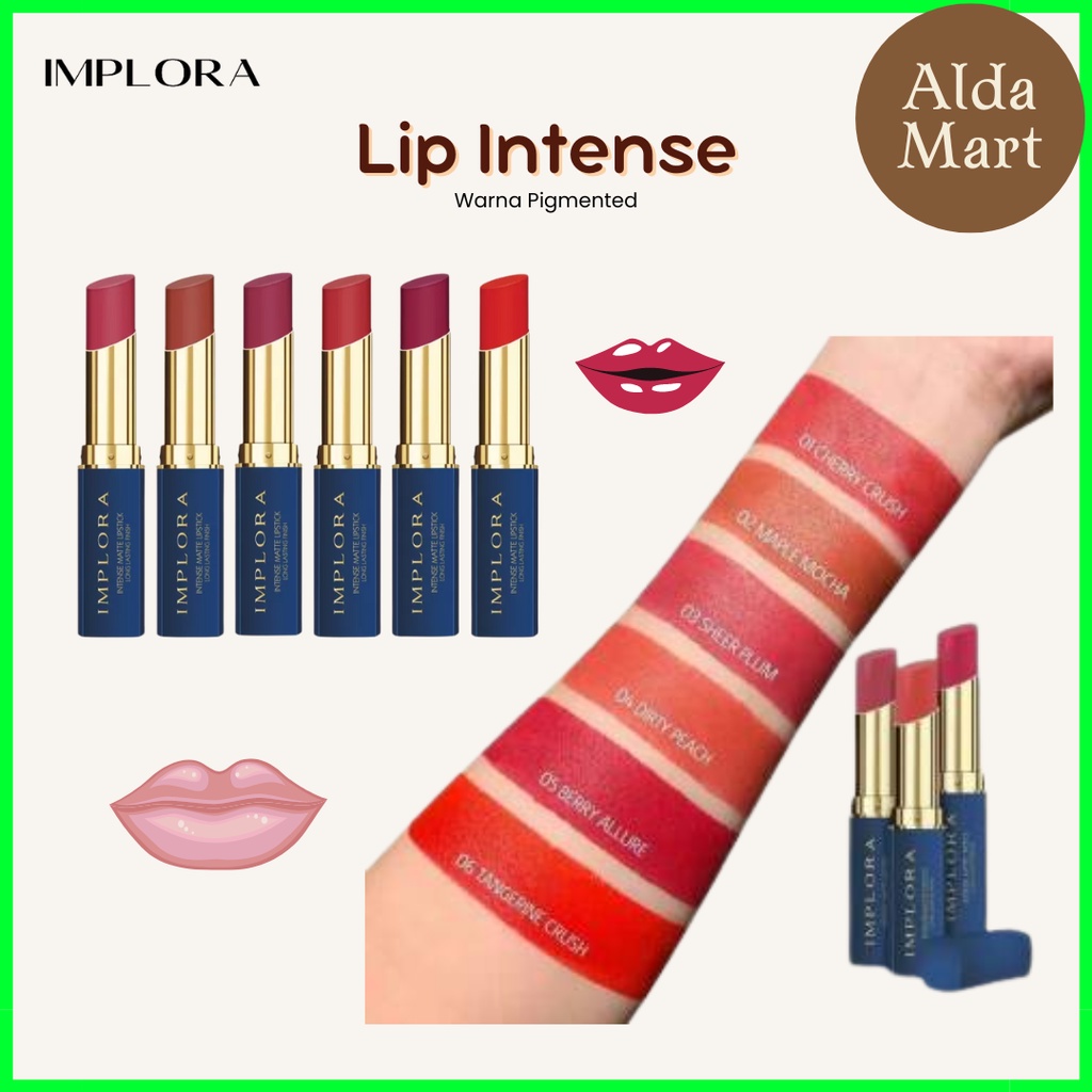 ✿ALDA MART✿ Implora Lip Matte Intense Lipstick Lipstik Intens