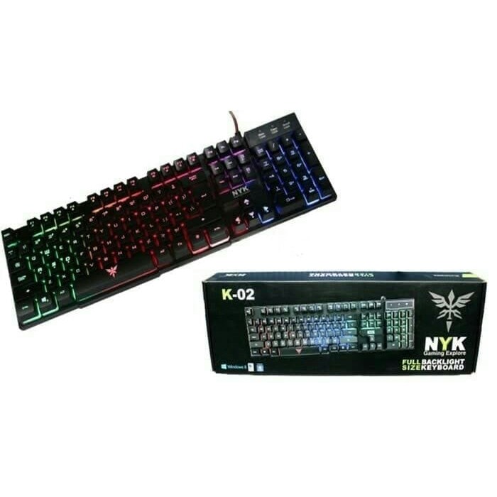 Keyboard Gaming NYK K-02 / K02 / K 02 Black Only