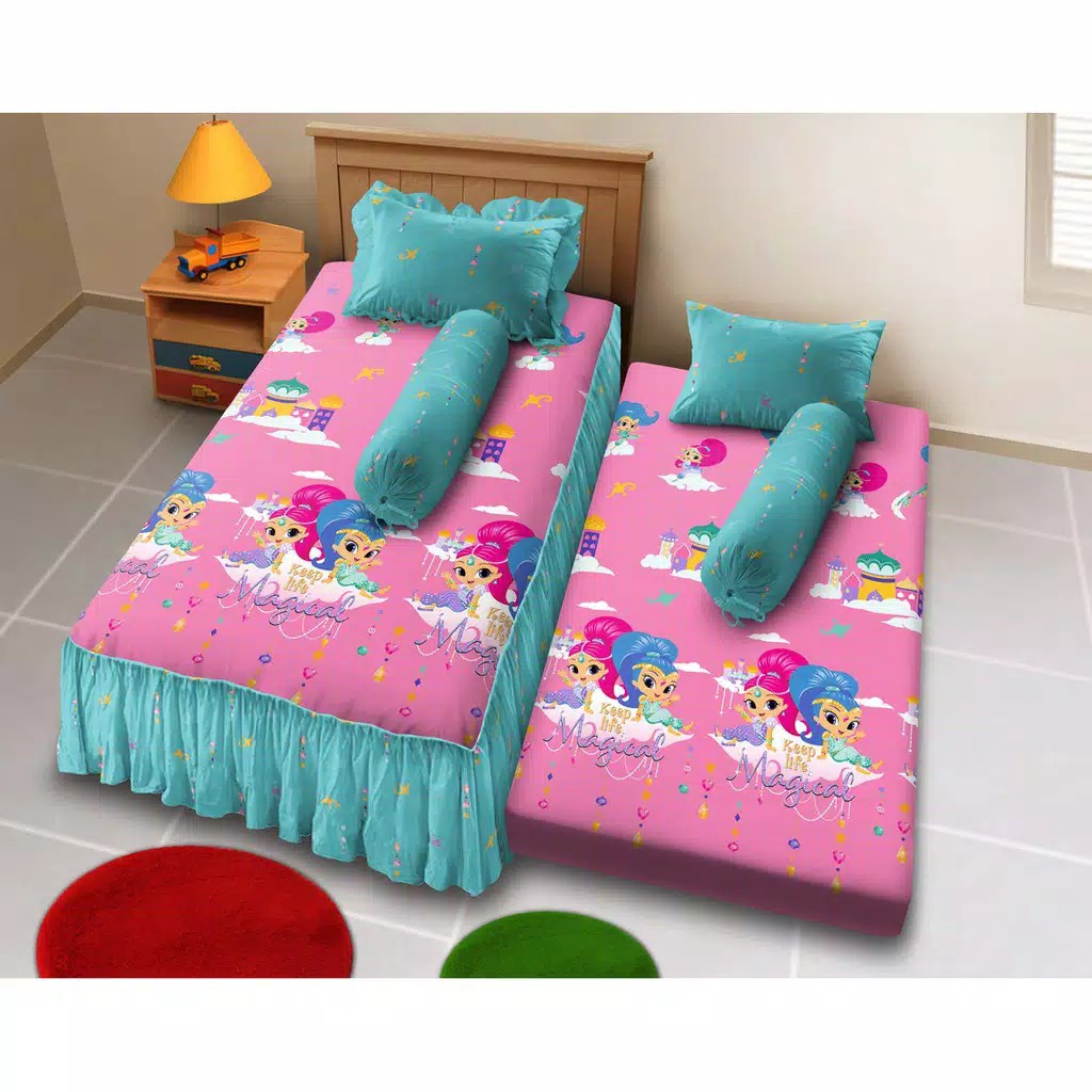 Murah Sprei Sorong Rumbai / flat (2 in 1) Kintakun Uk 120 Magical