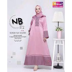 Gamis NIBRAS NB 172 Pink || Gamis Promo || Nibras Alnita Haihai