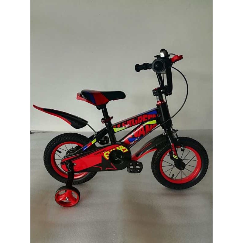 Sepeda Anak BMX Evergreen Evans 12 dan 16 in Termurah SNI ada roda samping tambahan COD kredit cicil-1