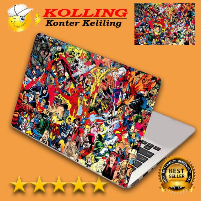 Garskin Laptop marvel lengkap Skin Laptop Stiker Laptop