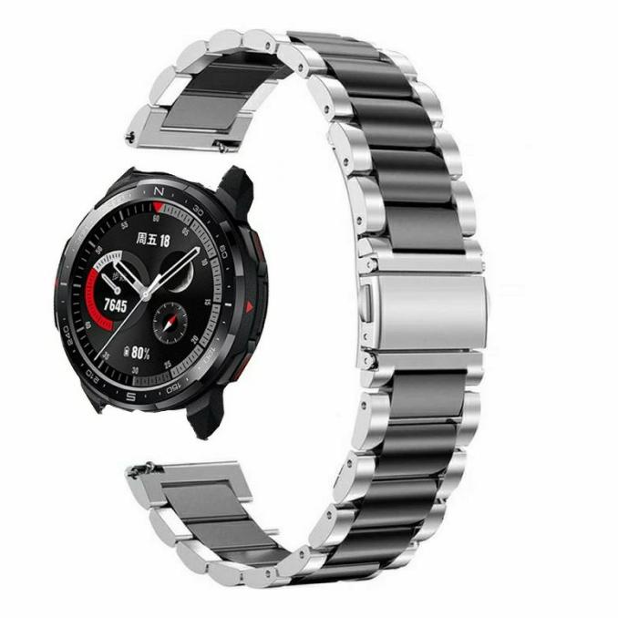 Strap Tali Jam Tangan Stainless Huawei Honor Gs Pro Model Twotone (Terlaris)