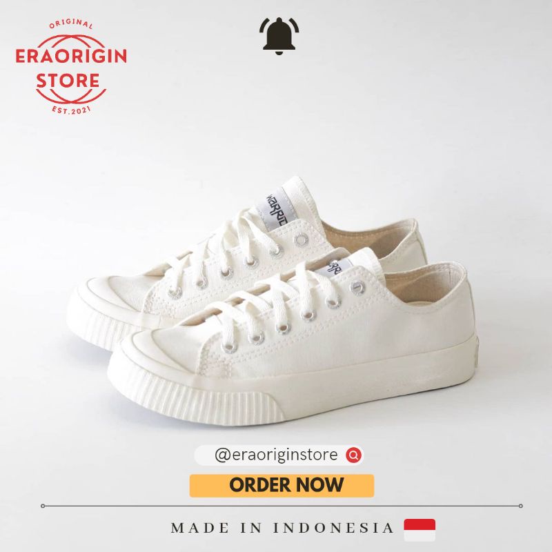 Sneakers Pria Warrior Venus Low Putih Original