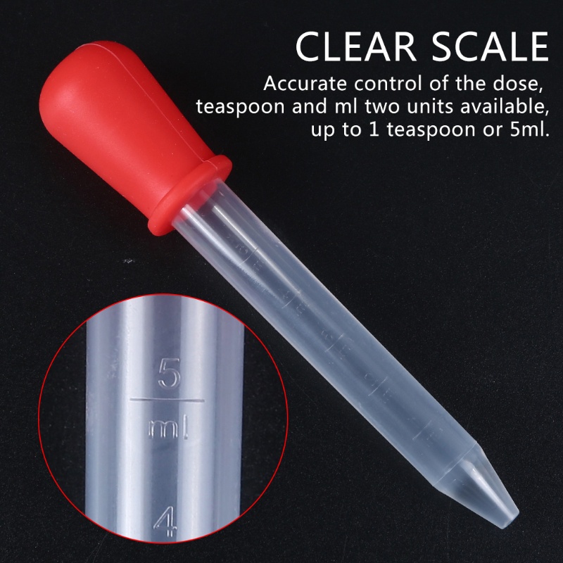 Mary 6pcs / Set Pipet Tetes Silikon 5ml Untuk Membuat Permen / Cairan / Obat Anak
