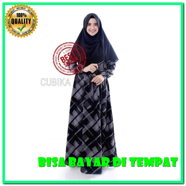 Bahan/Bakal Bju Gamis Bordir Bukittinggi CS437  MonalisaWolfis Monalisa Bahan Wolfish Terbaik