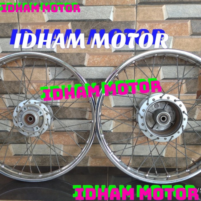 MURAH - VELG MOTOR HONDA REVO LAMA SUPRA FIT NEW FIT X DEPAN BELAKANG ASLI