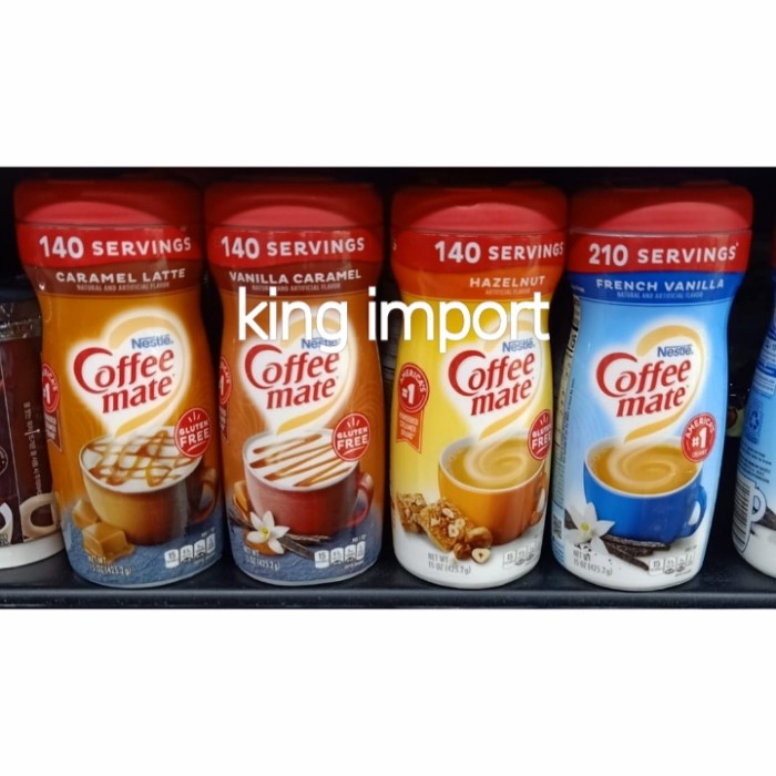 

Nestle Coffee Mate HazelnutFrench Vanilla and Caramel Macchiato - Hazelnut