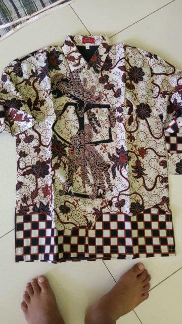 Kemeja Batik Pria Wewayang Batik Solo Kemeja Prai Lengan Panjang Batik Modern Ori By Raja Sakti