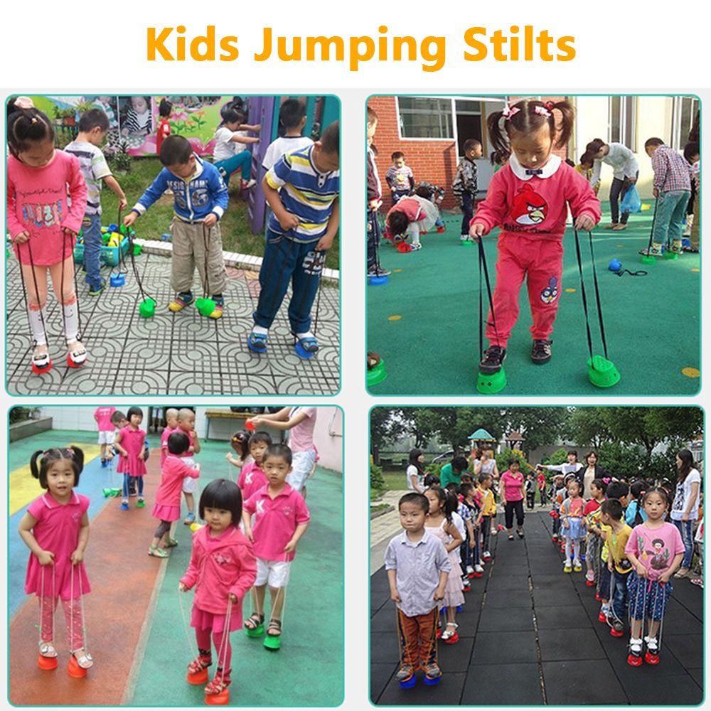 Suyo 1pasang Smile Jumping Stages Hadiah Mainan Olahraga Untuk Anak Kids Peralatan Latihan Keseimbangan