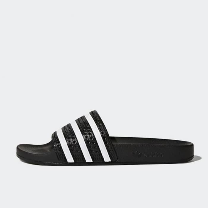 adidas originals adilette sliders in black