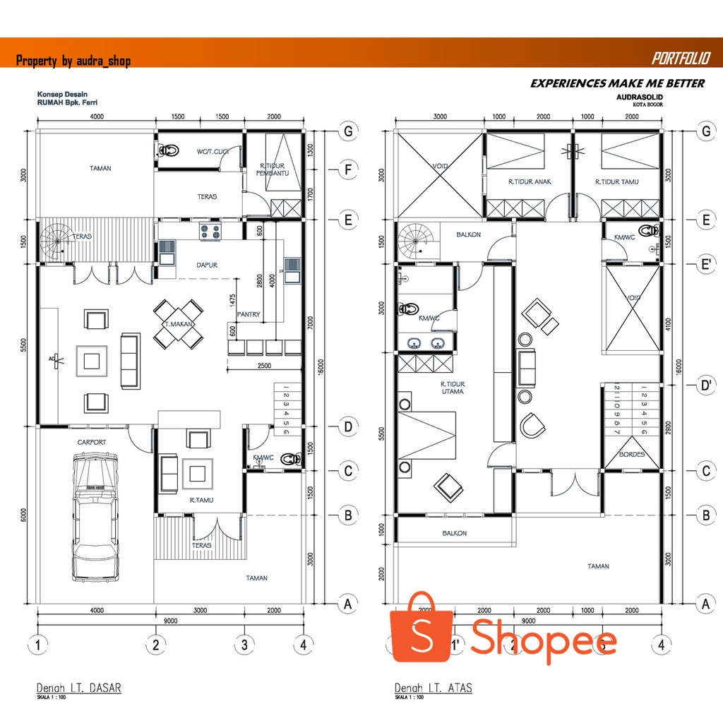 Jual Jasa Desain Denah Rumah Dan 3D Indonesia Shopee Indonesia
