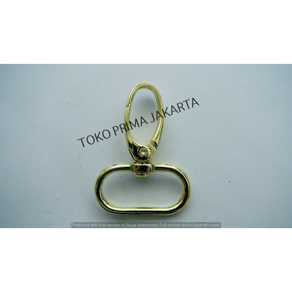 

AKSESORIS CANTELAN GANTUNGAN KOKOT KAITAN METAL BAG HOOK PENGAIT BESI 212-25 D MAS