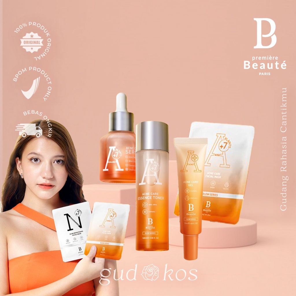 Premiere Beaute Acne Care Series - Serum Essence Toner Wajah Berjerawat &amp; Beruntusan