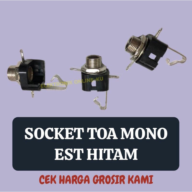 SOCKET AKAI MONO EST HITAM