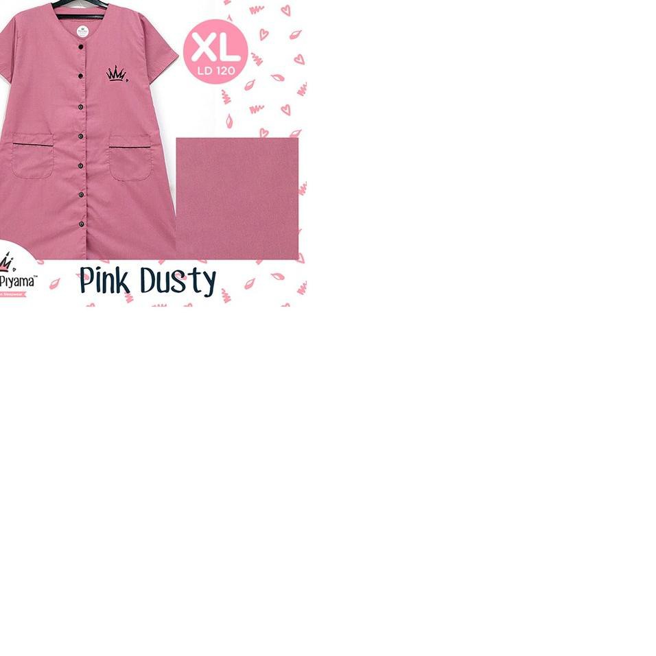 ✥ Polos Bordir - Daster XL Tanpa Kerah Katun Dewasa ➹