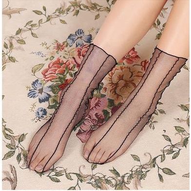 Kaos Kaki Renda Serut Dewasa Korean Shoes