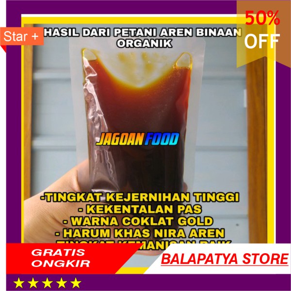 

40 OFF KHUSUS HARI INI !!! GULA AREN CAIR ORGANIK 500ml BUKAN GULA MERAH ATAU GULA KELAPA HALAL