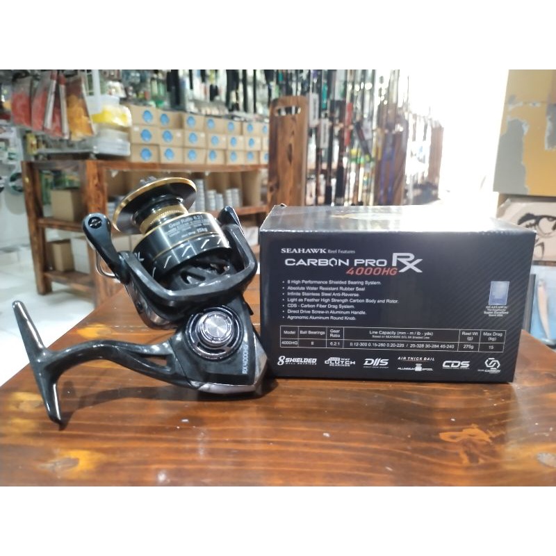 reel seahawk carbon pro rx 4000HG