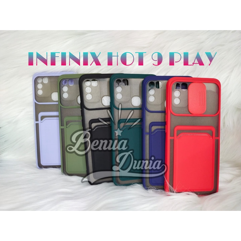 INFINIX SMART 5 -CASE SLEDING PLUS SLOT CARD PELINDUNG KAMERA INFINIX SMART 5 - BD