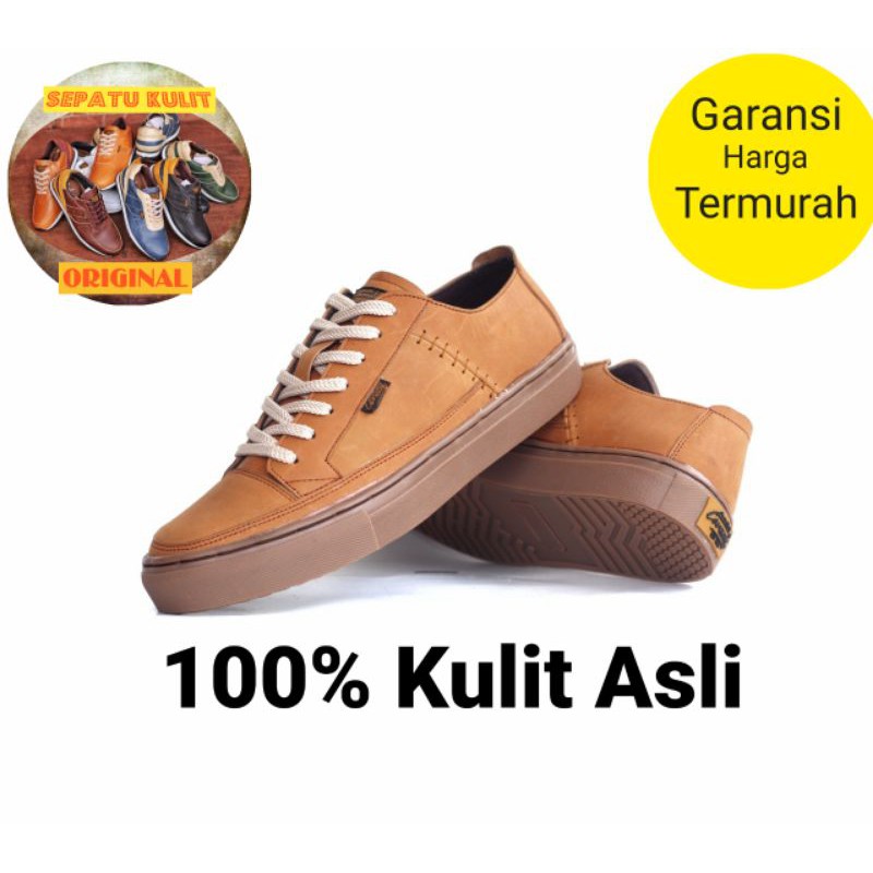 DANTE TAN - Sepatu Sneakers Pria Kulit Asli Original 38 39 40 41 42 43 44