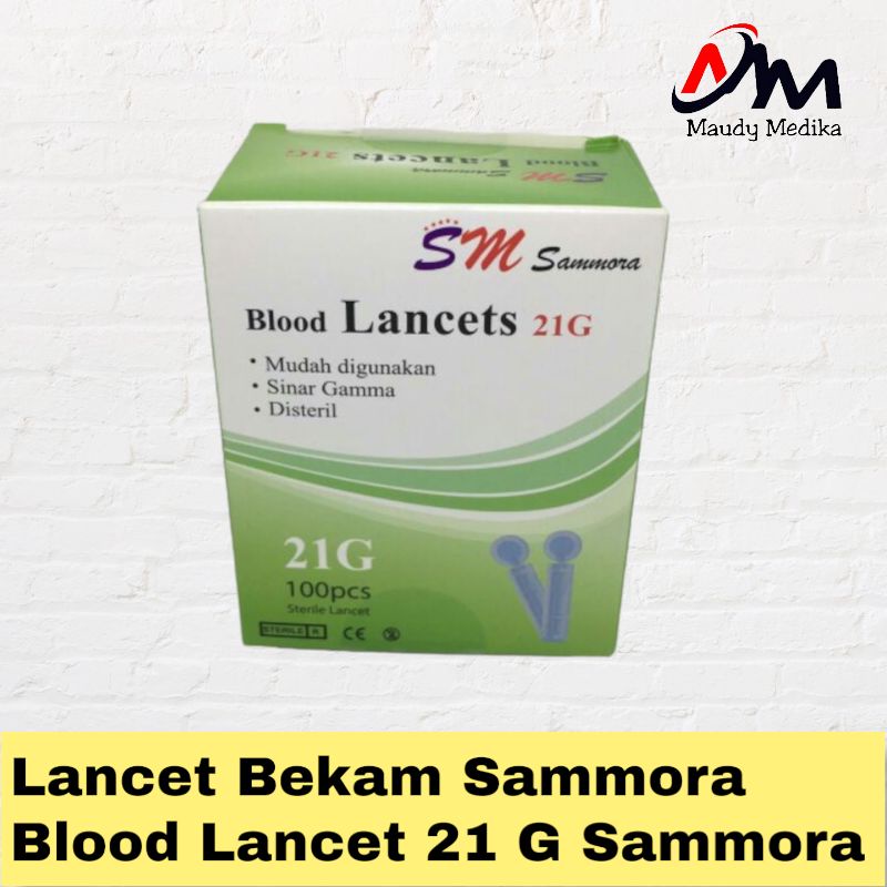 Lancet Bekam Samora isi 100pcs  Sammora Blood Lancet Bekam