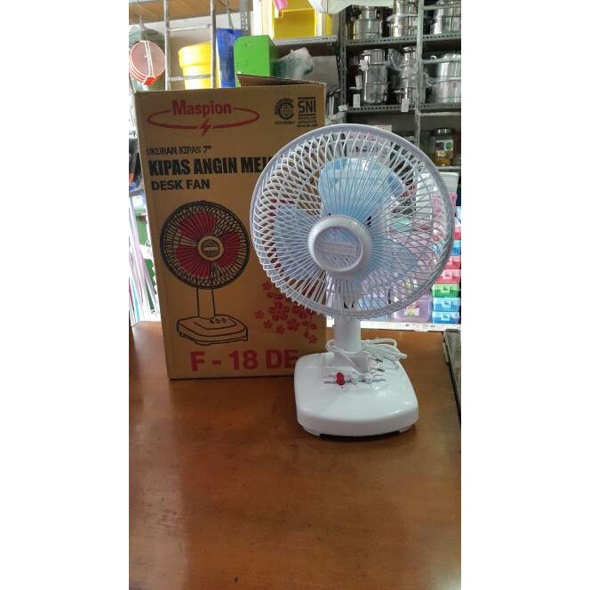 kipas angin maspion meja F-18DE