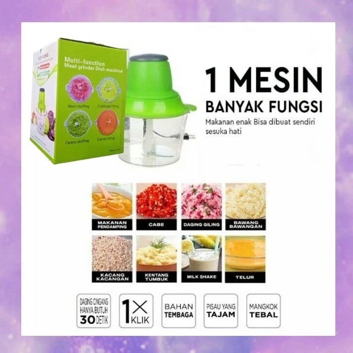 PAKET 1 BOX JUMBO SIZE Meat vegetable grinder serbaguna