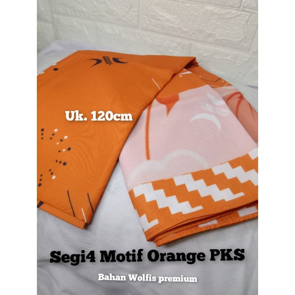 Jilbab Motif Wolfis PKS uk.120cm