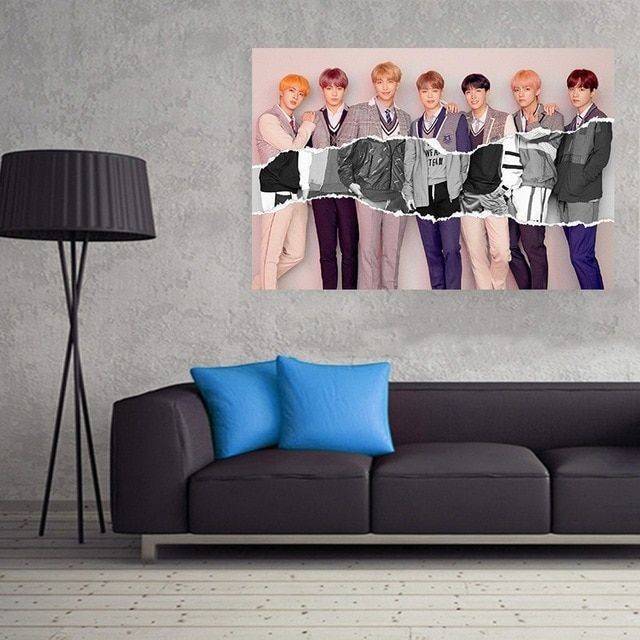 

POSTER KPOP BTS BLACPINK CUSTOM TER MURAH