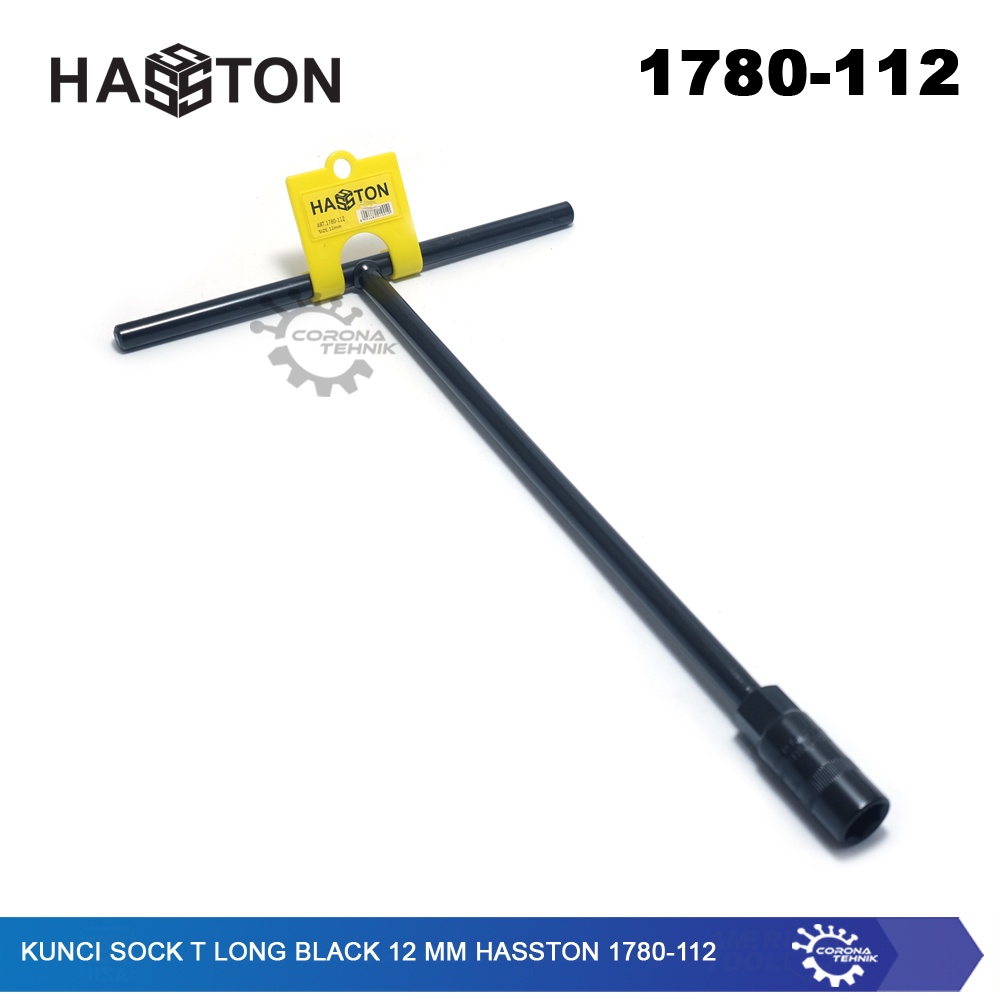 Hasston 1780-112 - Kunci Sock T Long Black 12 mm