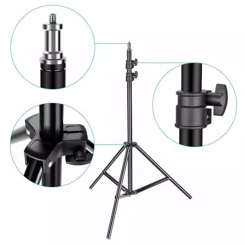 Tripod Handphone 3130/3118  Stand Universal HP dan Kamera Free Holder U Bahan Besi