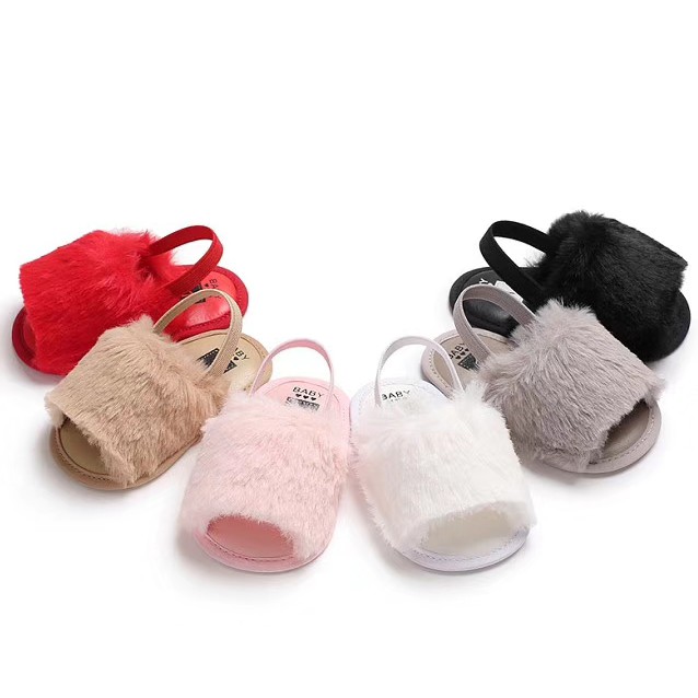 C493 SANDAL BULU Sepatu prewalker bayi dan anak perempuan