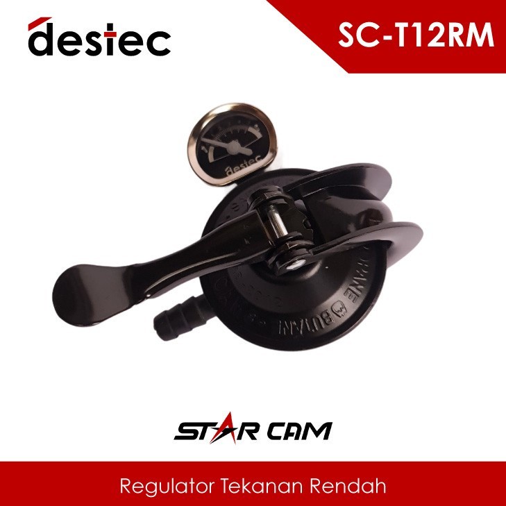 Regulator Kompor LPG STARCAM + METER Star Cam Pengaman Gas Anti Bocor Original Destec Star Cam