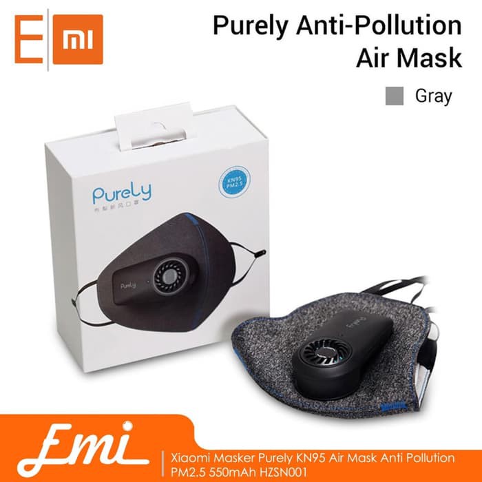 PURELY MASKER KN95 Air Mask Anti Pollution PM2.5 550mAh HZSN001