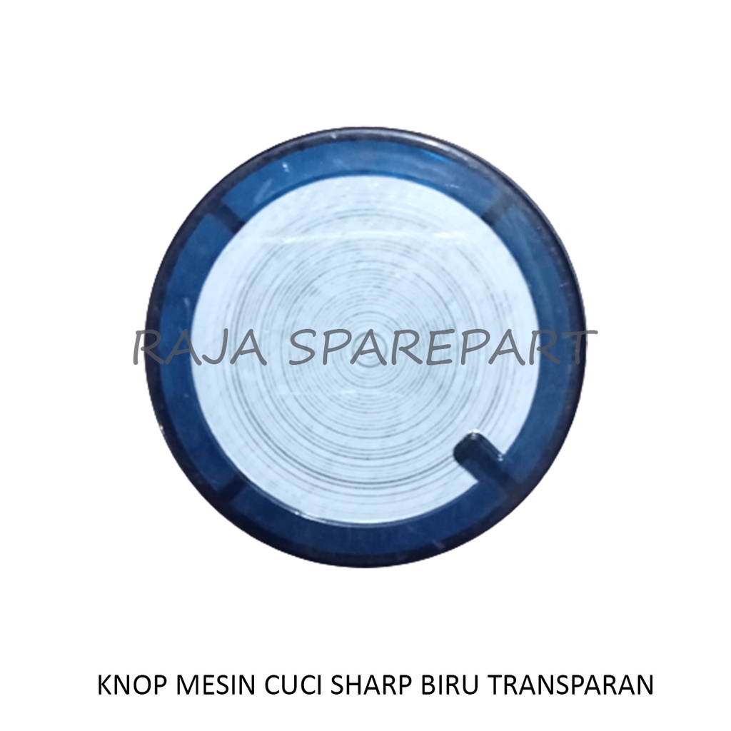 KNOP MESIN CUCI SHARP BIRU TRANSPARAN