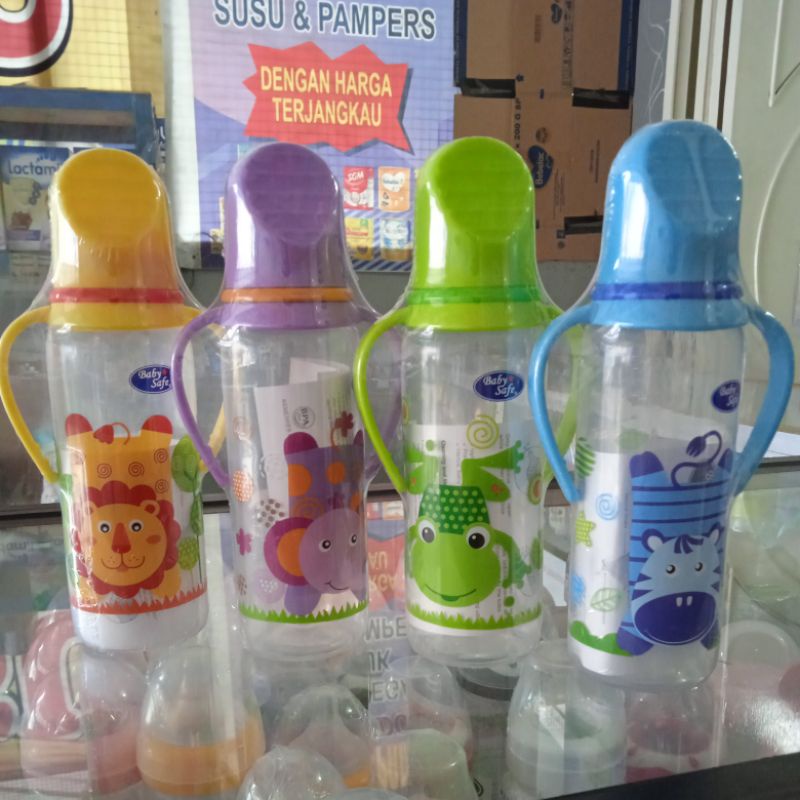 BABY SAFE/ BOTOL SUSU/ BOTOL DODOT/ BOTTLE WITH HANDLE 250ml