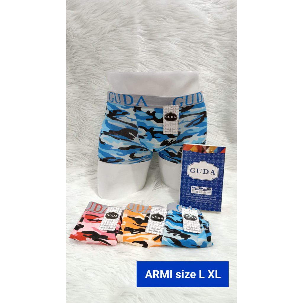 PROMO !!! 3 PCS BOXER PRIA || CELANA DALAM BOXER PRIA GUDA