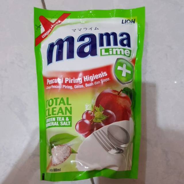 Mama lime green tea & mineral salt 800ml