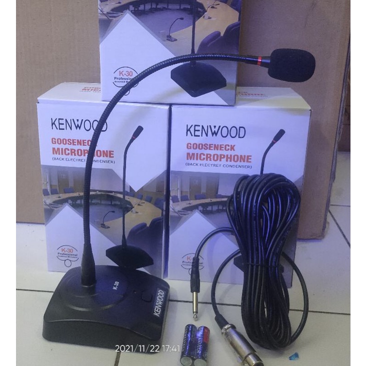 mic podium meja mimbar KENWOOD K-30 mikrofon mimbar meja podium