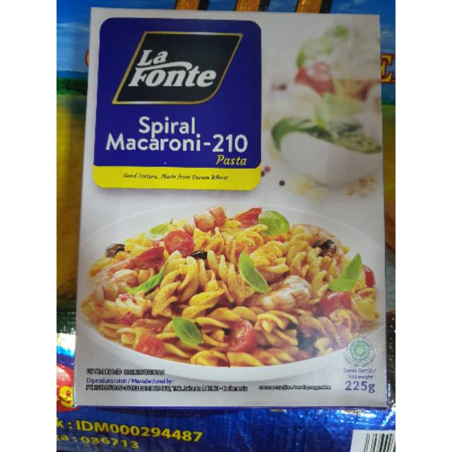 

La Fonte Spiral Macaroni - 210 Pasta 225gr