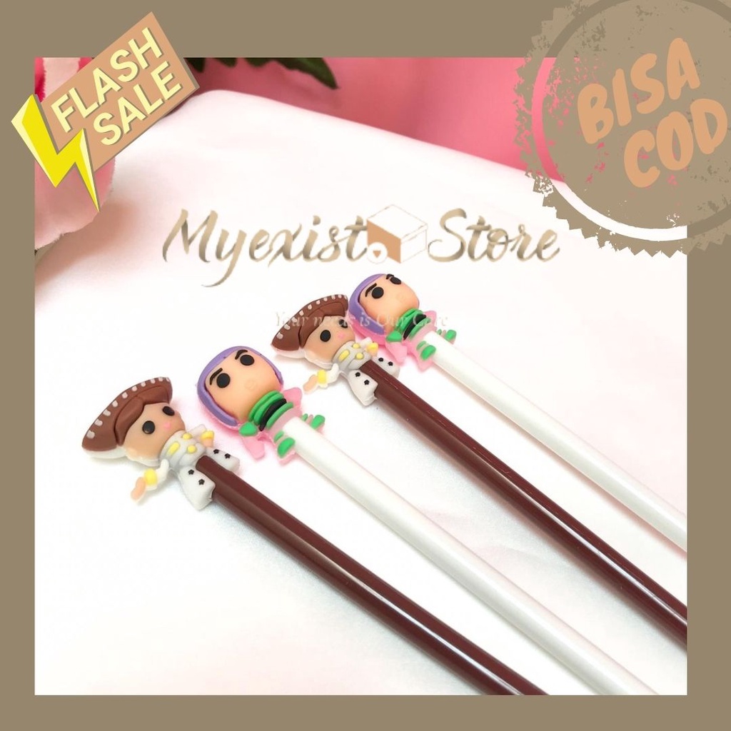 

PULPEN GEL KARAKTER TOY STORY PEN KARAKTER TOY STORY BUZZ LIGHTYEAR JESSIE PULPEN GEL MURAH LUCU BISA COD -IVN264