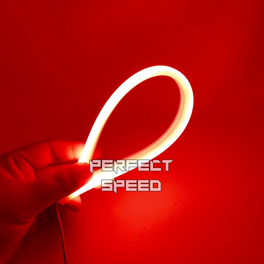 LAMPU ALIS LED DRL FLEXIBLE LENTUR 30CM MODE DIAM / ANGEL EYE