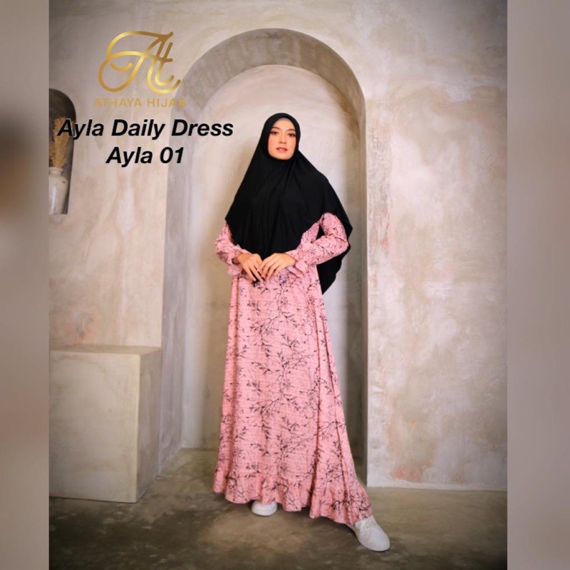 DRESS SET HIJAB (daily hijab) BY ATHAYA HIJAB