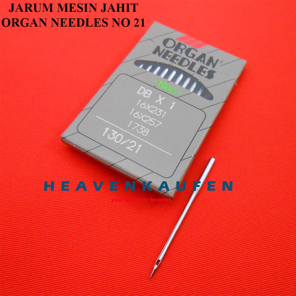 Jarum Mesin Jahit Organ Needles No 21