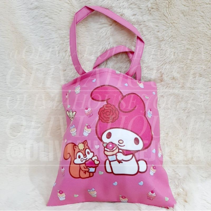 Tote Bag My Melody Pink Fanta Tas My Melody Tas Wanita My Melody Pink